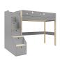 Preview: Funflex Hochbett mit Treppe – Einzelbett 90cm